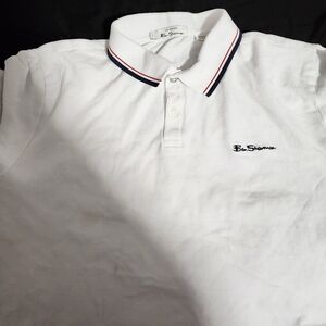 Ben Sherman White Polo Shirt for Men